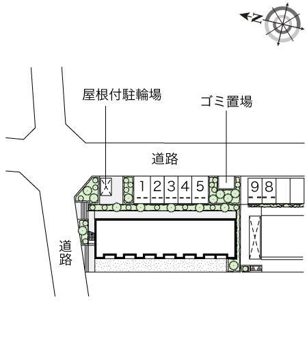 ＤＲＥＡＭ(54074)　敷地外駐車場の駐車配置図