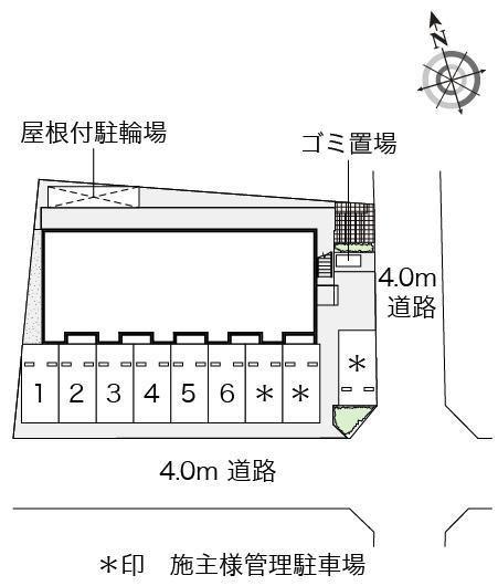 ハイツあおば(54937)の駐車配置図