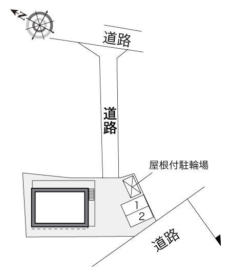 ＳＨＩＯＫＡＺＥⅠ(34044)の駐車配置図