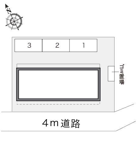 シャルム三山(10579)の駐車配置図