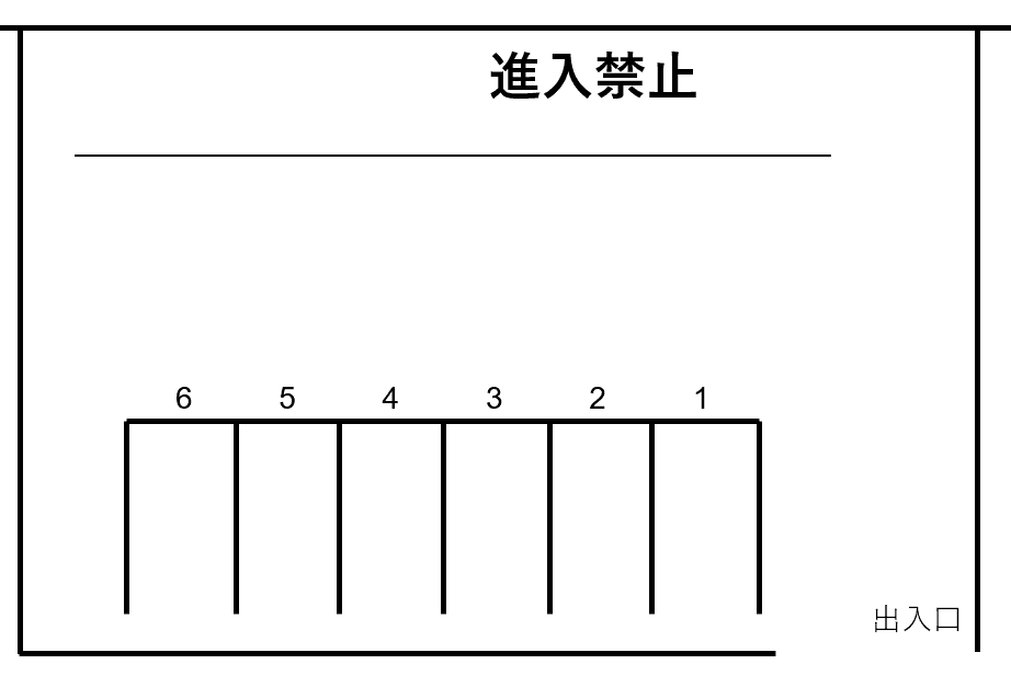 戸倉上山田交換所の駐車配置図