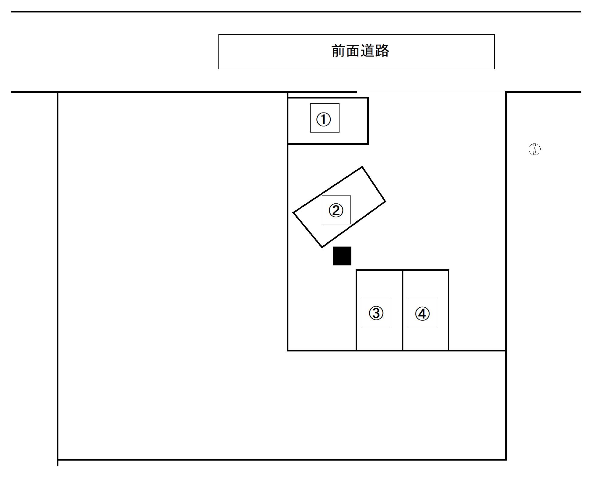 マンション仁の駐車配置図