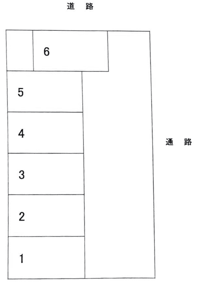 示野Ｅパーキングの駐車配置図