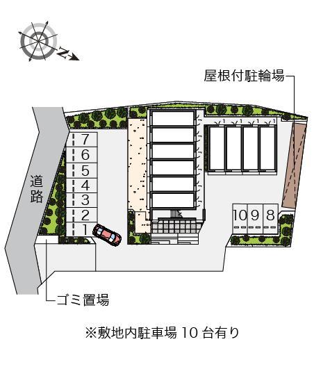 アビイ　ロード(42913)の駐車配置図