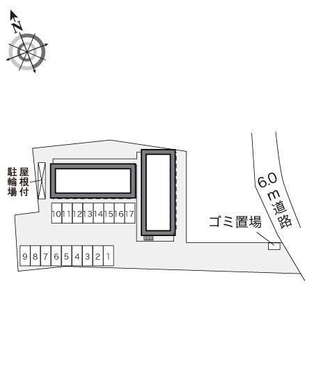 サンクレール　柏Ｂ(28229)の駐車配置図