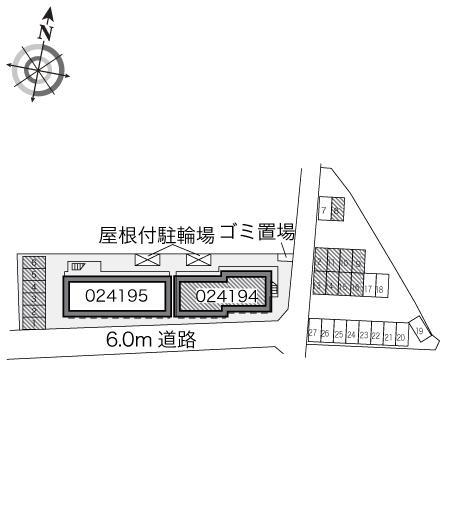 昴５５５Ｄ(24194)の駐車配置図