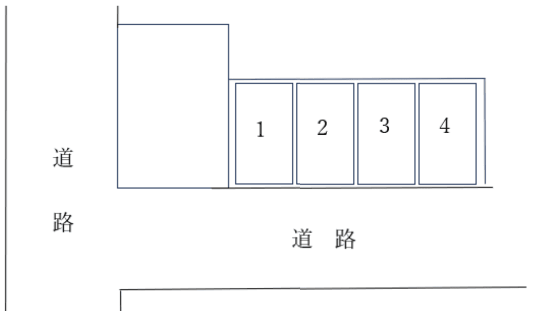 燕パーキングの駐車配置図