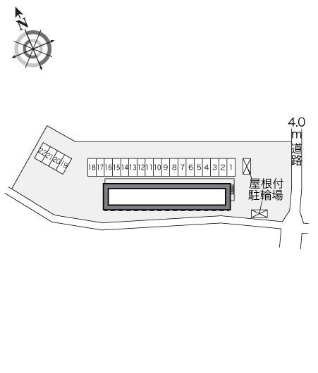 エース(12539)の駐車配置図
