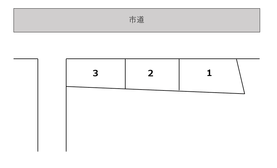 前橋市朝日町駐車場の駐車配置図