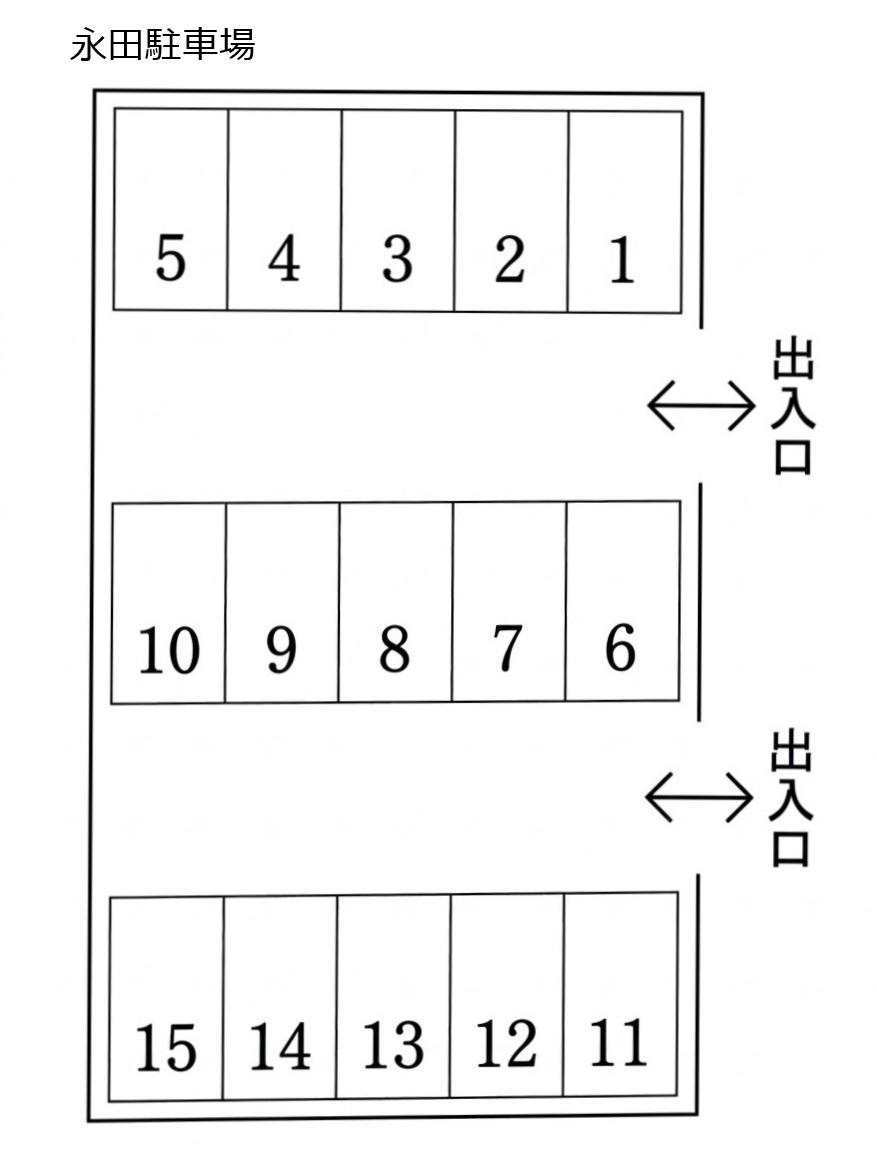 SSパーク東開聞町②駐車場の駐車配置図