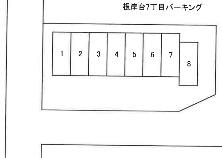 根岸台７丁目パーキングの駐車配置図