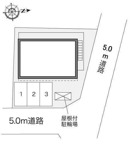 カワシマⅡ(32902)の駐車配置図
