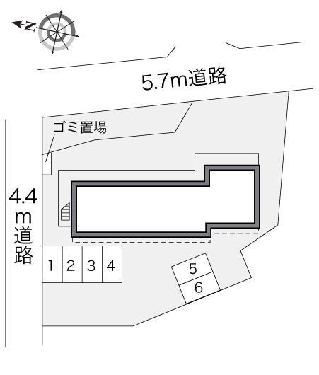 エス　ナイン(23384)の駐車配置図
