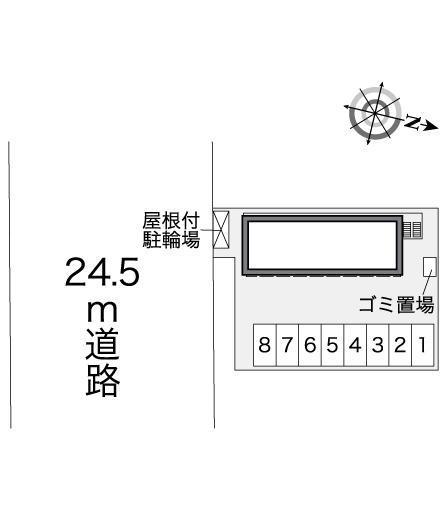 カトレア(26974)の駐車配置図