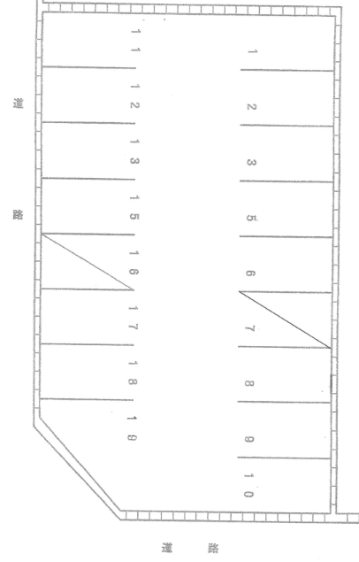 No.204の駐車配置図