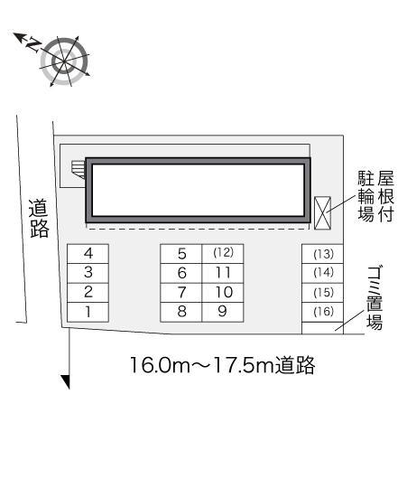 Ｋ’ｓⅡ(24439)の駐車配置図
