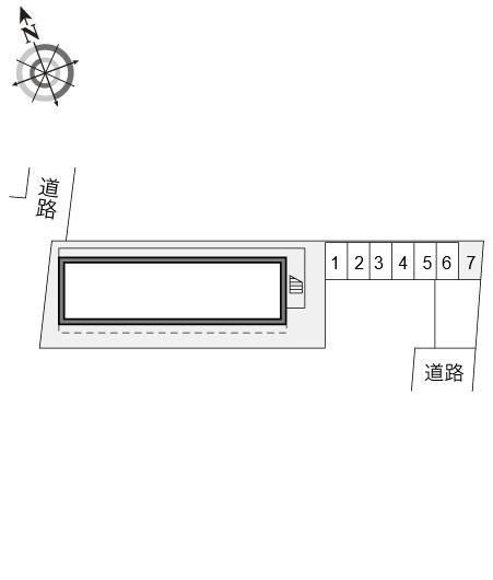 ガーデンアオキ(15748)の駐車配置図