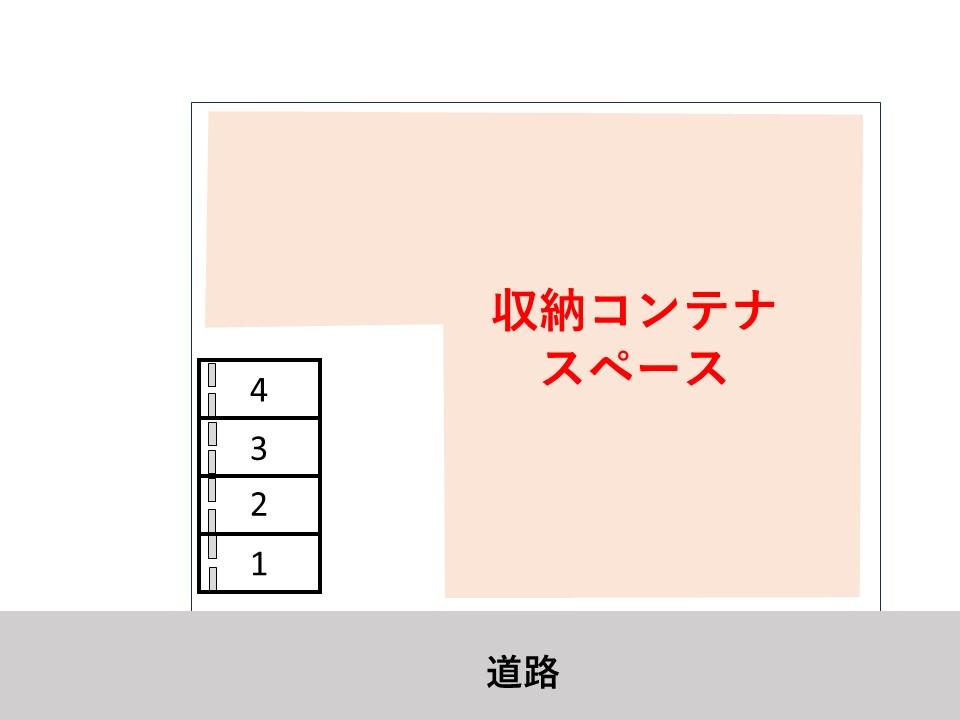 行田持田月極駐車場の駐車配置図