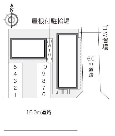 ドリーム１号館(18457)の駐車配置図