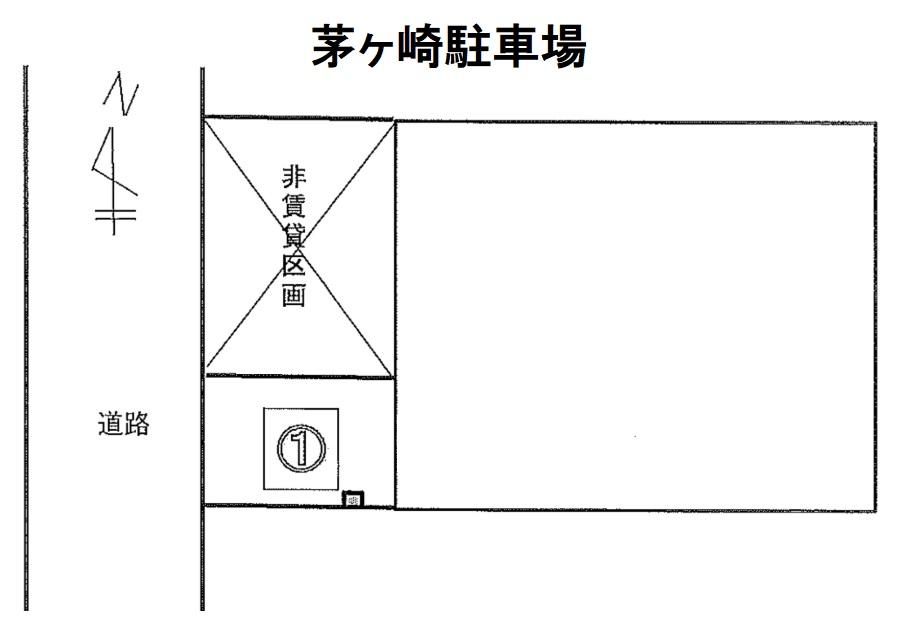茅ヶ崎駐車場の駐車配置図