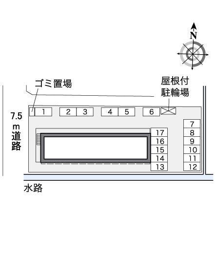 ブロッサム(36721)の駐車配置図