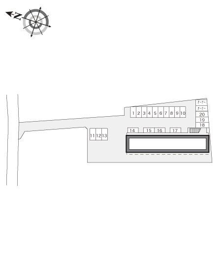 Ｐｏｅｍ(16091)の駐車配置図