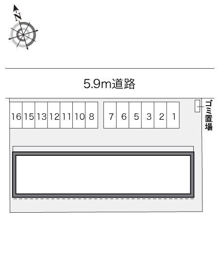 ルミエールⅡ(21238)の駐車配置図