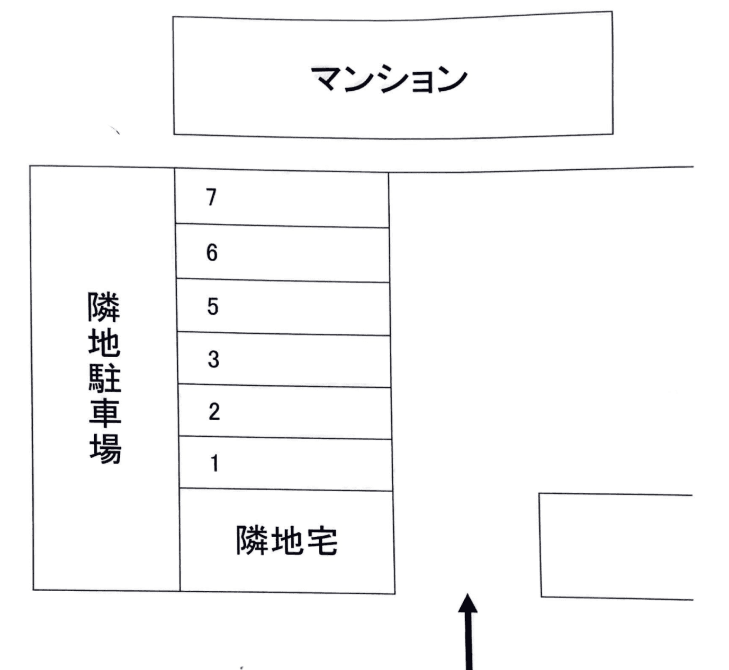 久野441の駐車配置図