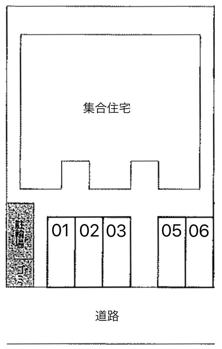ジョイステージの駐車配置図