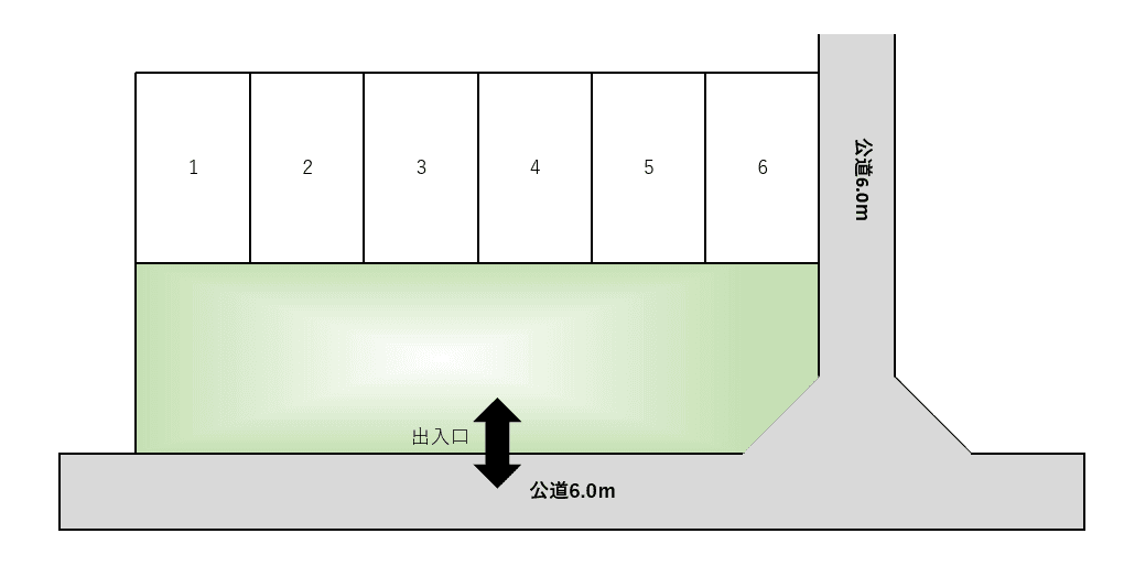JINSEIパーキング16の駐車配置図
