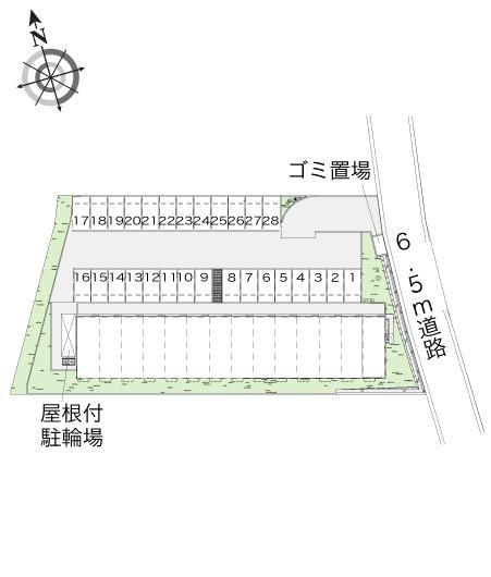 ガーデンフォレスト(41085)の駐車配置図