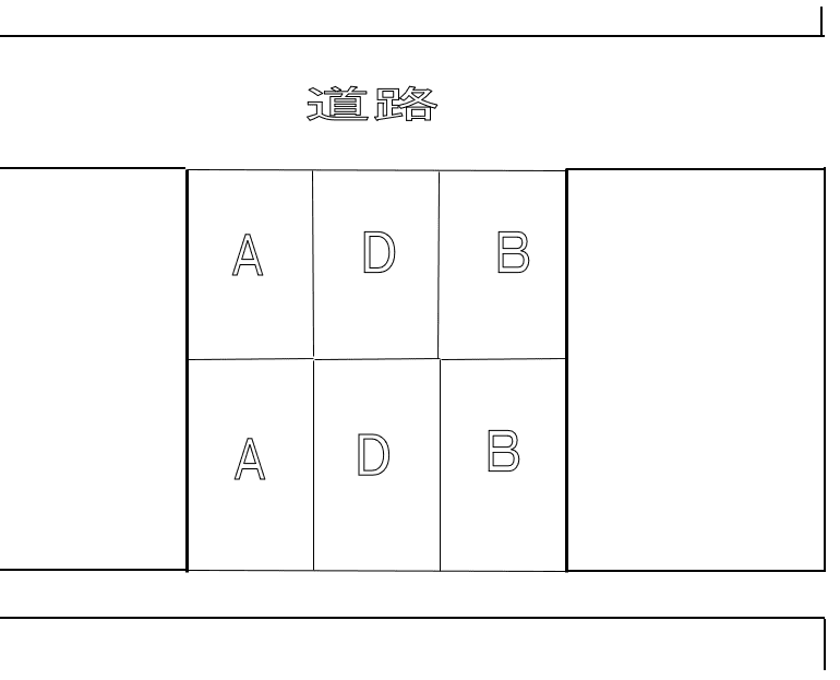 文化街駐車場の駐車配置図