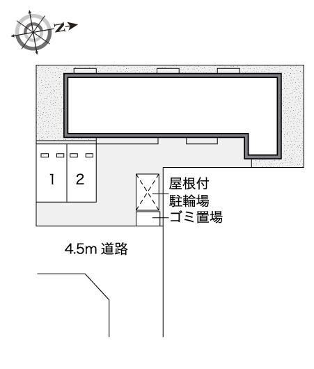 コンセルト(46200)の駐車配置図
