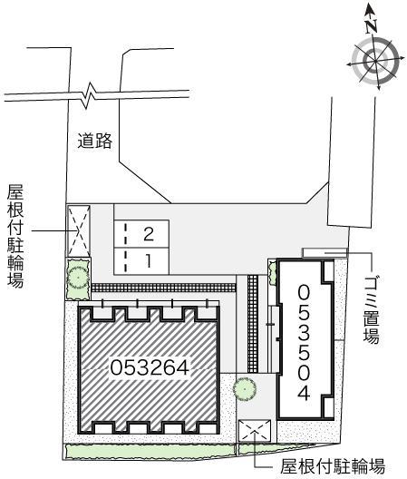 サティⅠ(53264)の駐車配置図