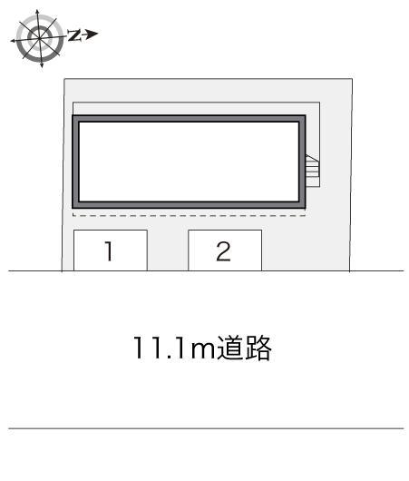 ヴィラージュ社家(16262)の駐車配置図