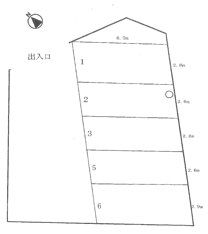 キリヤパーキングⅢの駐車配置図