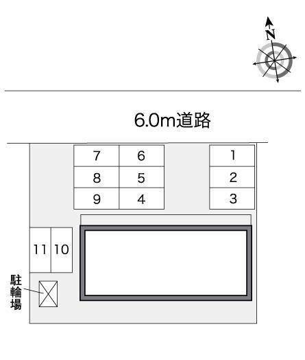 ＹＴ中島(25617)の駐車配置図
