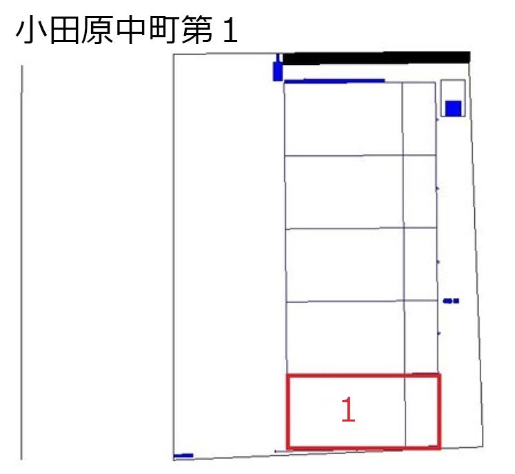 小田原中町第１の駐車配置図