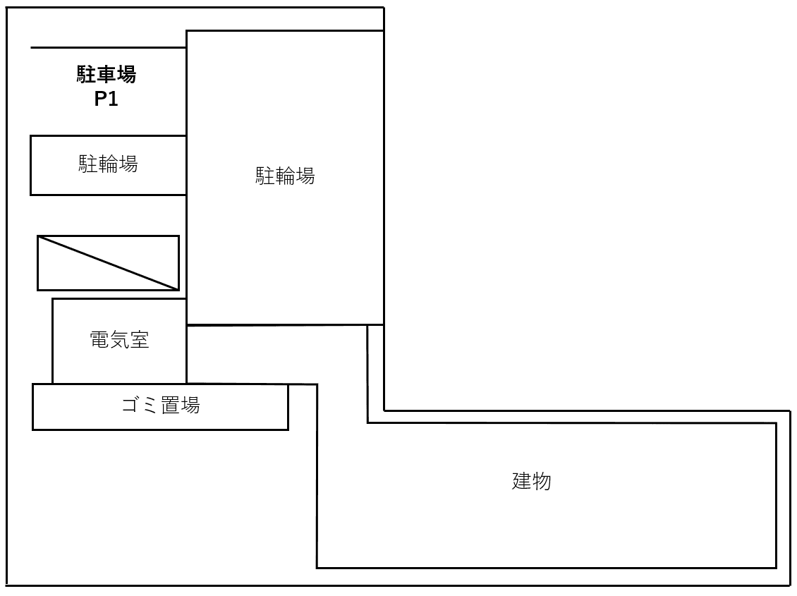 藤和シティホームズ文京音羽の駐車配置図