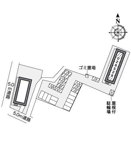 セブンハート上田(26529)の駐車配置図