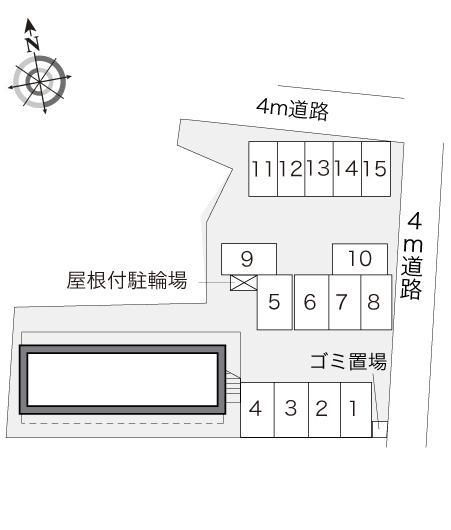はあとふる(15528)の駐車配置図