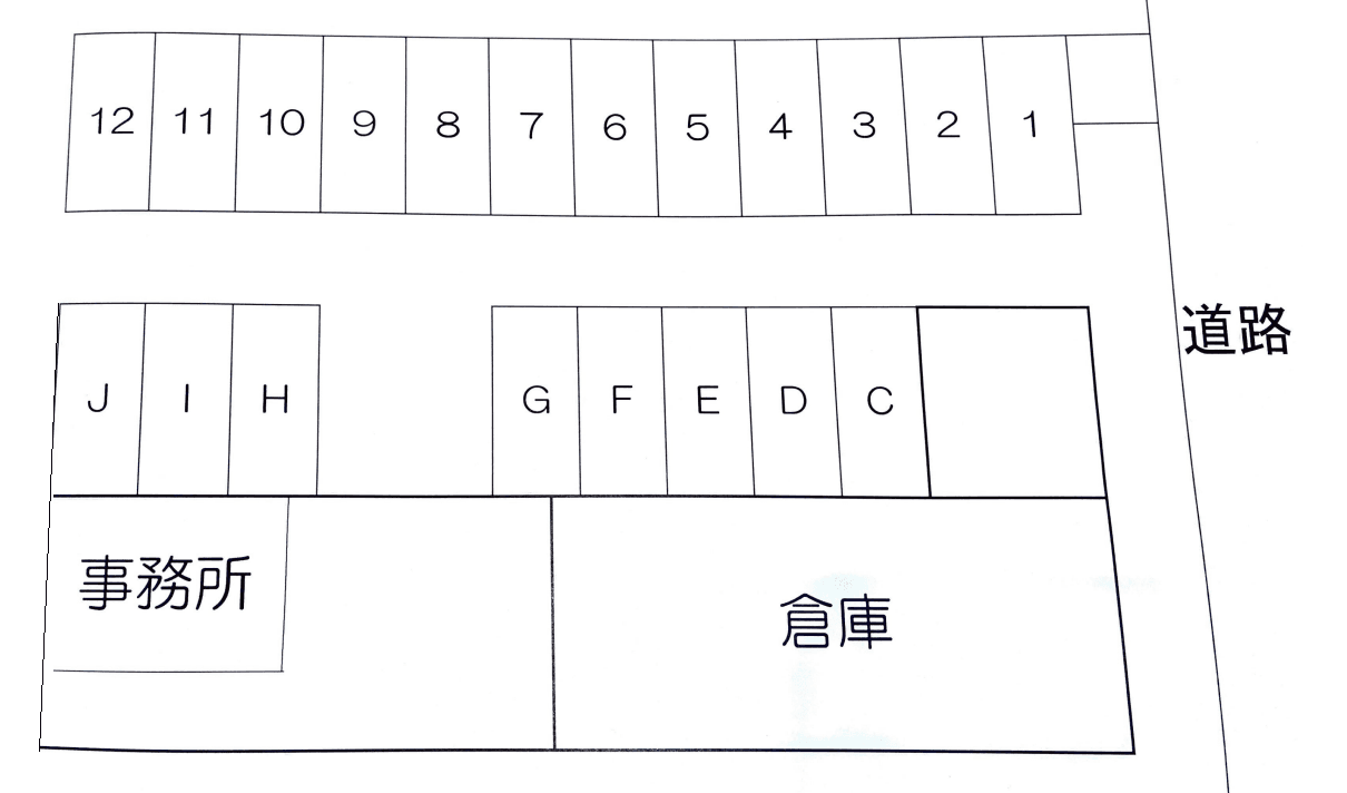 SPパーキングの駐車配置図