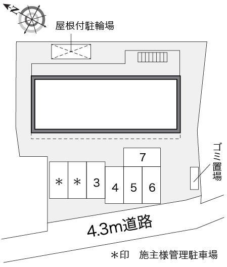 ペニーハイツⅡ(32654)の駐車配置図