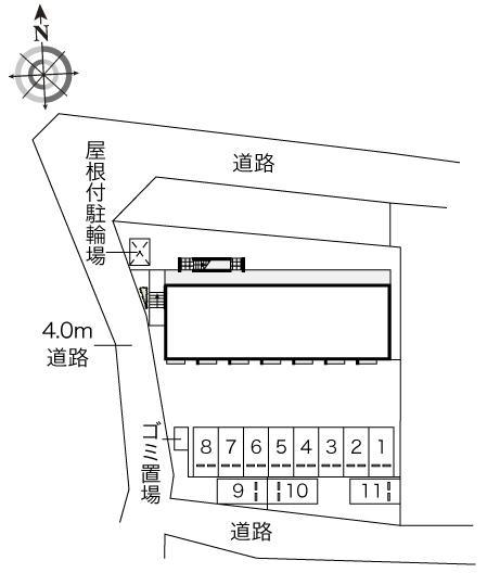 琉(47547)の駐車配置図