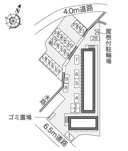 イナホ(34205)の駐車配置図