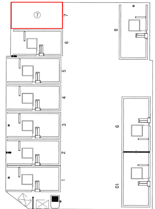 若葉台第１の駐車配置図