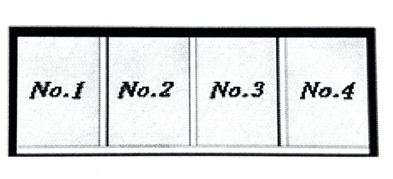 福禄荘駐車場の駐車配置図
