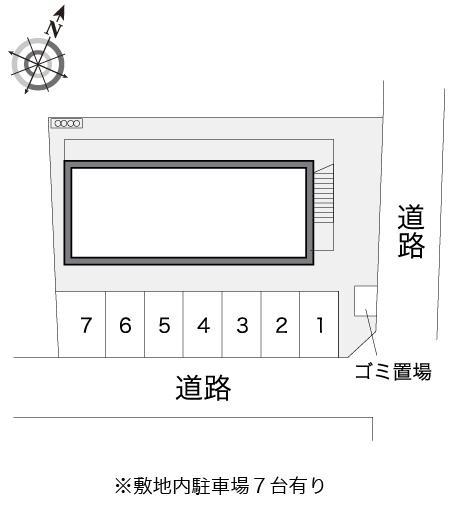 ゼブラ(12061)の駐車配置図