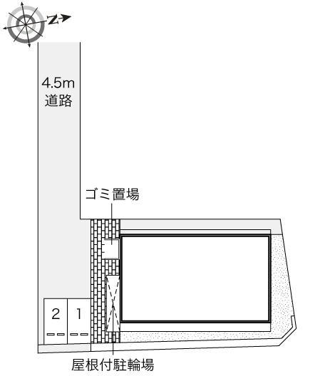 さくら五段坂Ⅱ(47880)の駐車配置図