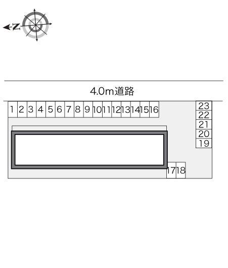 ライムライト塩(22538)の駐車配置図